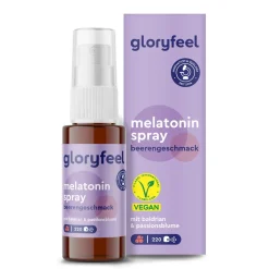 ® Melatonin Spray Beere - Passionsblume, Baldrian, Melisse, Lavendel, Vitamin B6 & B1|gloryfeel Sale