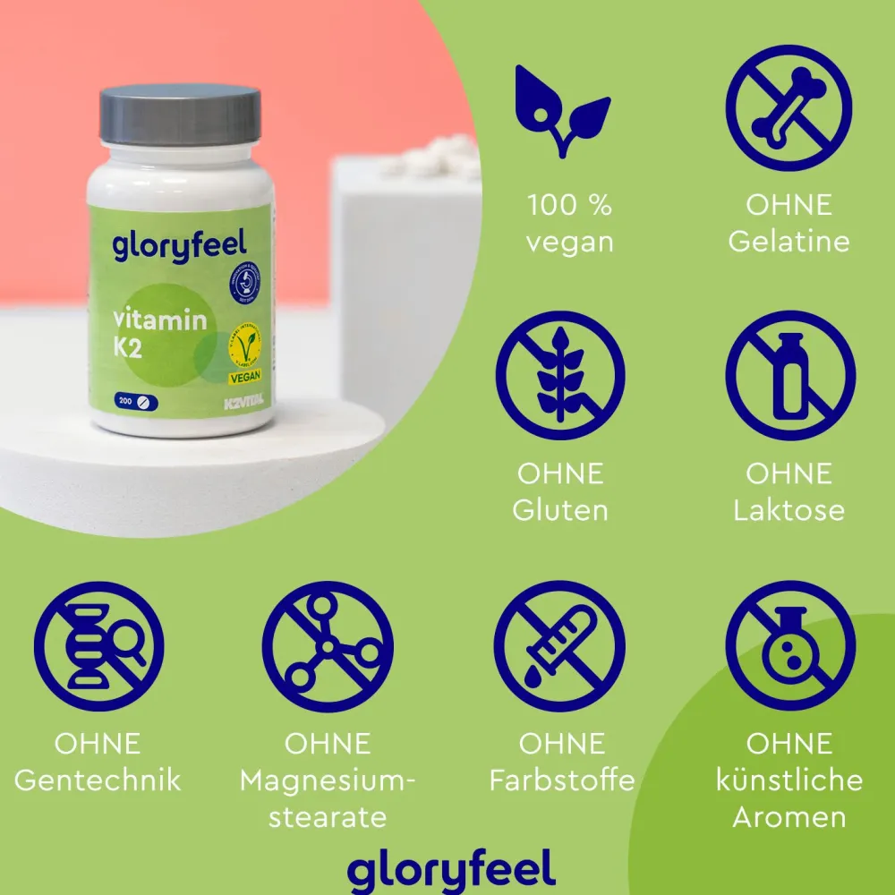 ® Vitamin K2 Tabletten|gloryfeel Outlet