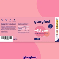 ® Wild Yam + Mönchspfeffer & Frauenmantel mit Magnesium & Eisen Kapseln|gloryfeel New