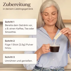® Kollagen Intensiv [30 Sticks] – mit Tripeptiden, Vitamin C, Zink und Biotin|glow25 Hot