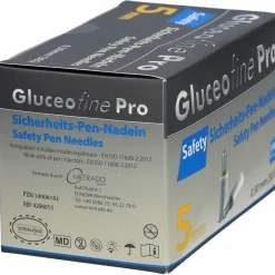 Gluceofine® Pro Safety Pen-Nadeln 30 G, 0,30 x 5 mm| Online