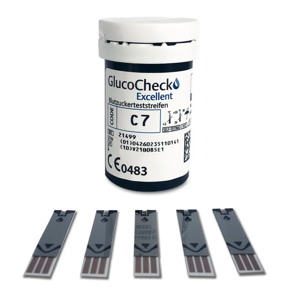 Excellent Blutzuckerteststreifen, 200 Stück>GlucoCheck Best