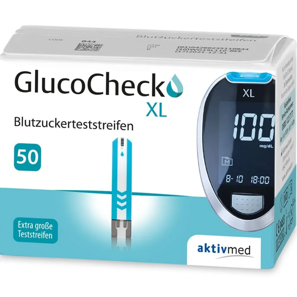 GlucoCheckXL Blutzuckerteststreifen| Discount