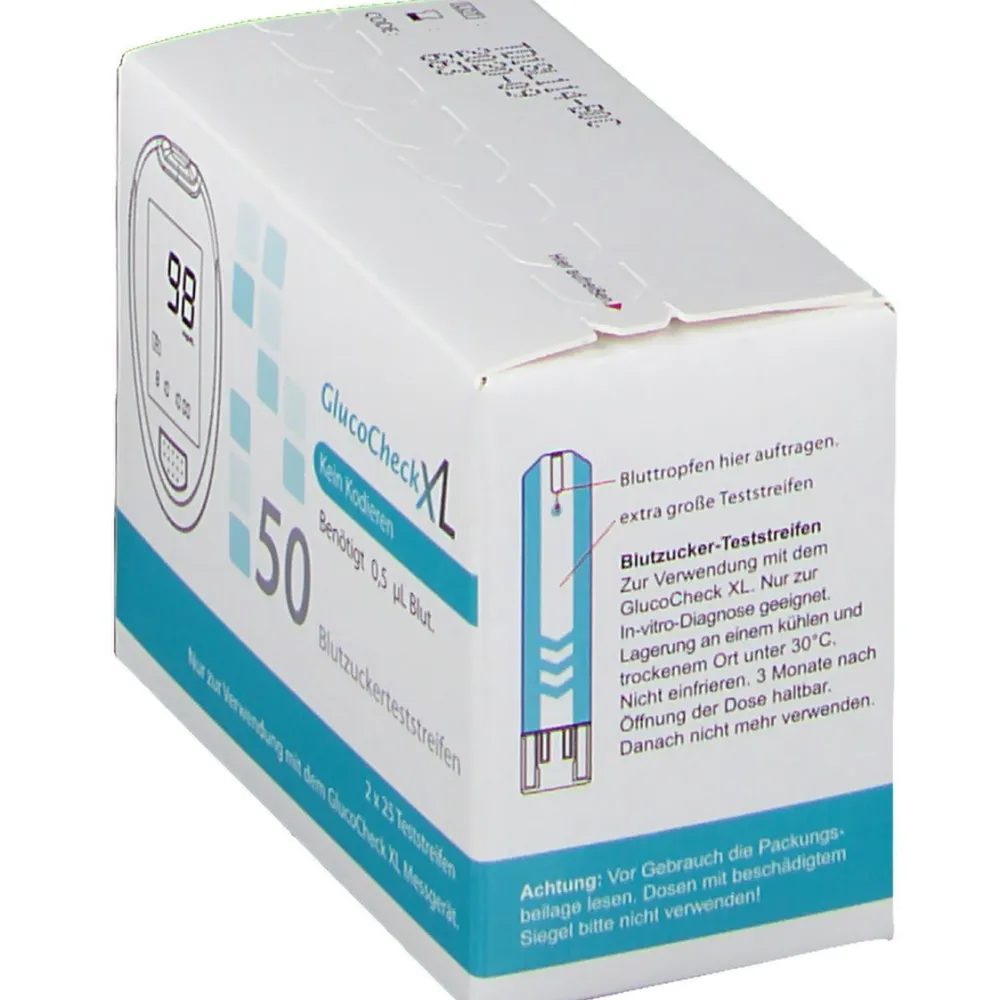 GlucoCheckXL Blutzuckerteststreifen| Discount
