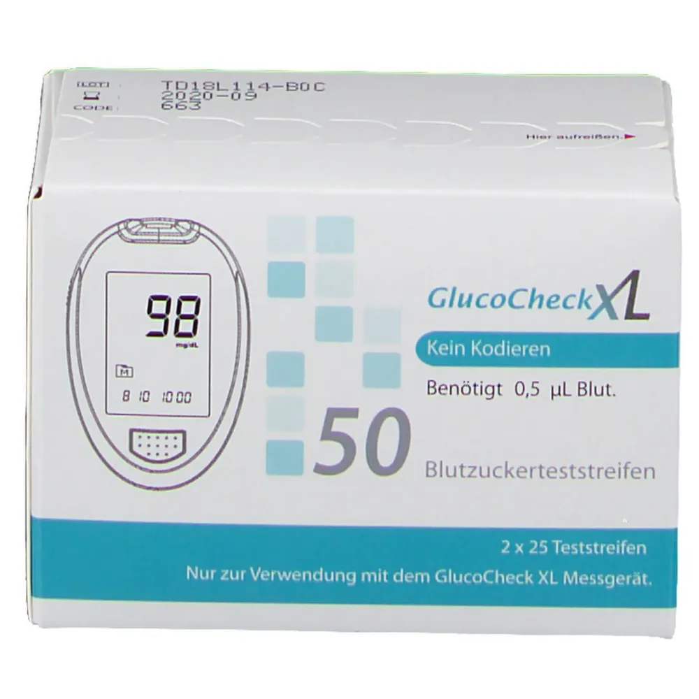 GlucoCheckXL Blutzuckerteststreifen| Discount
