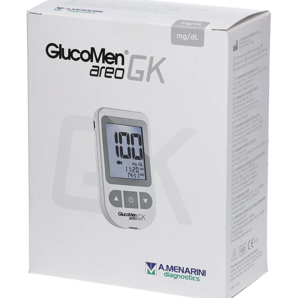 GlucoMen® areo GK mg/dl| Clearance