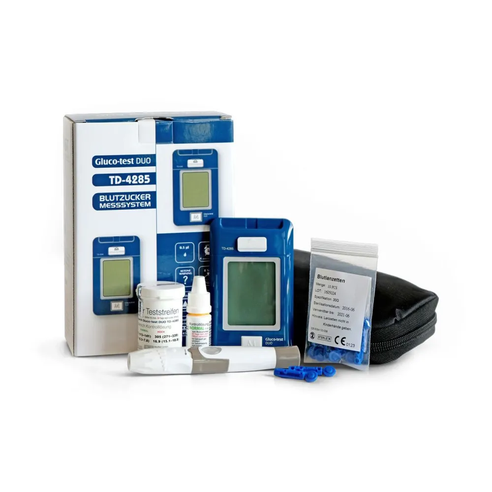 Gluco-test DUO TD-4285 Starterset mg/dl> Clearance