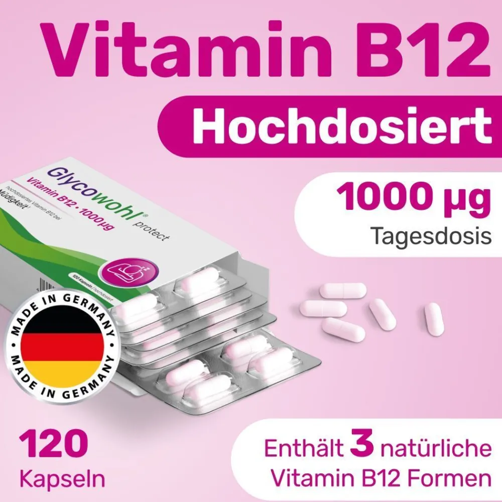 ® Vitamin B12 1000 μg bei Müdigkeit und Erschöpfung>Glycowohl Clearance