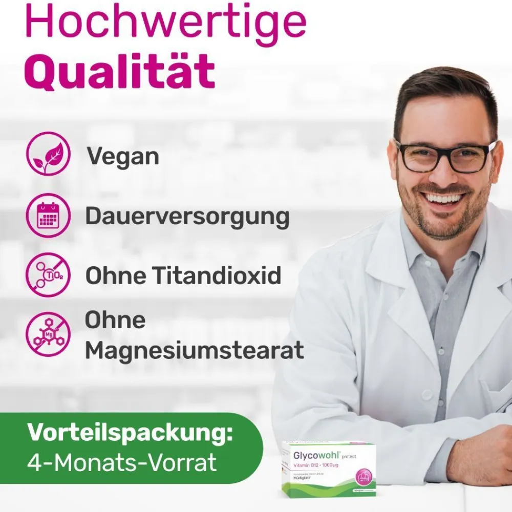 ® Vitamin B12 1000 μg bei Müdigkeit und Erschöpfung>Glycowohl Clearance