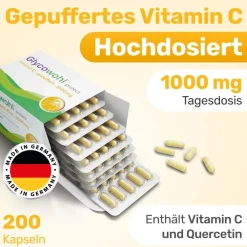 GLYCOWOHL® Vitamin C 1000 mg + Quercetin für das Immunsystem> Outlet