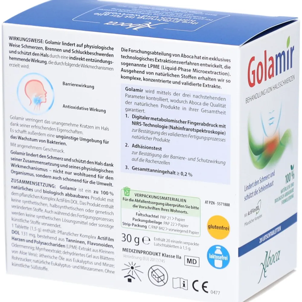 Golamir 2Act Tabletten – Lindert Halsschmerzen & schützt den Hals> Discount