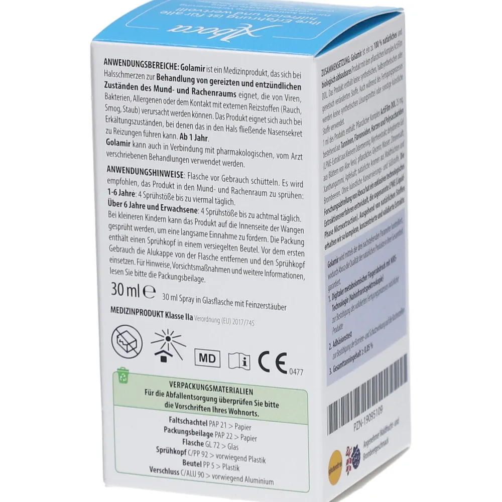 Golamir Spray ohne Alkohol 30 ml Spray| Outlet