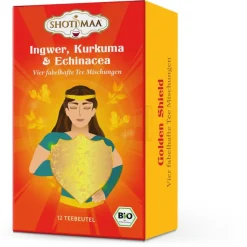 Golden Shield - Geschenkbox mit Bio-Kräuter- und Gewürztees> Discount