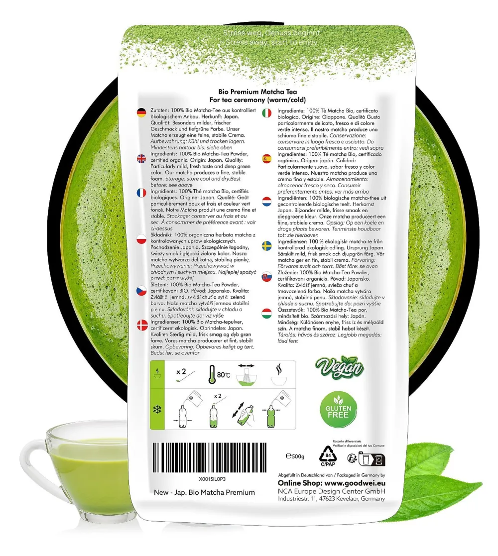 Goodwei Bio Matcha Tea Premium Quality> New