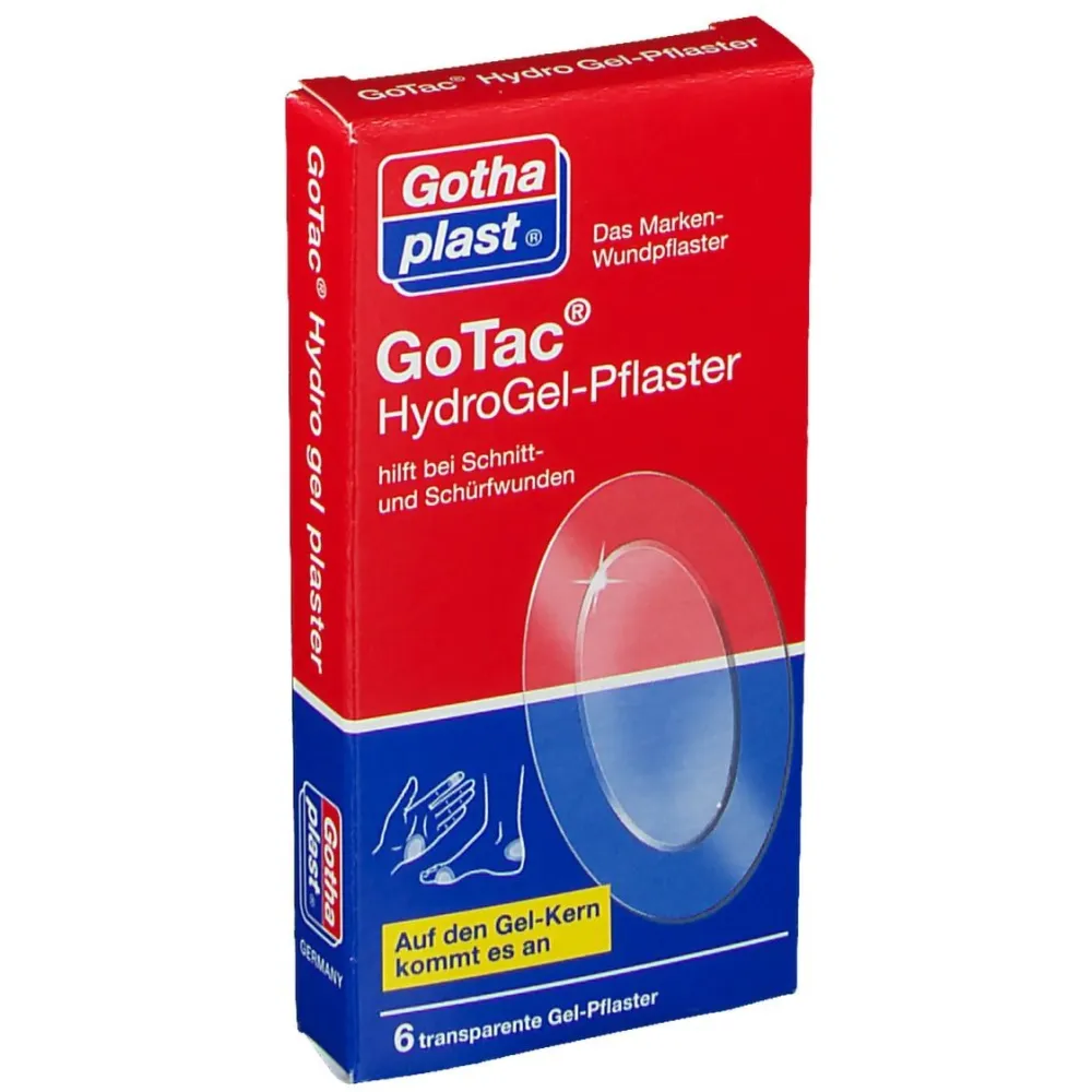 GoTac Hydro Gel-Pflaster oval 7,4 cm x 4,5 cm| Hot