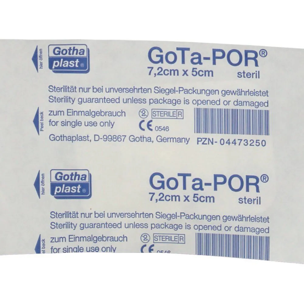 GoTa-POR® Wundpflaster steril 5 cm x 7,2 cm|Gothaplast Online