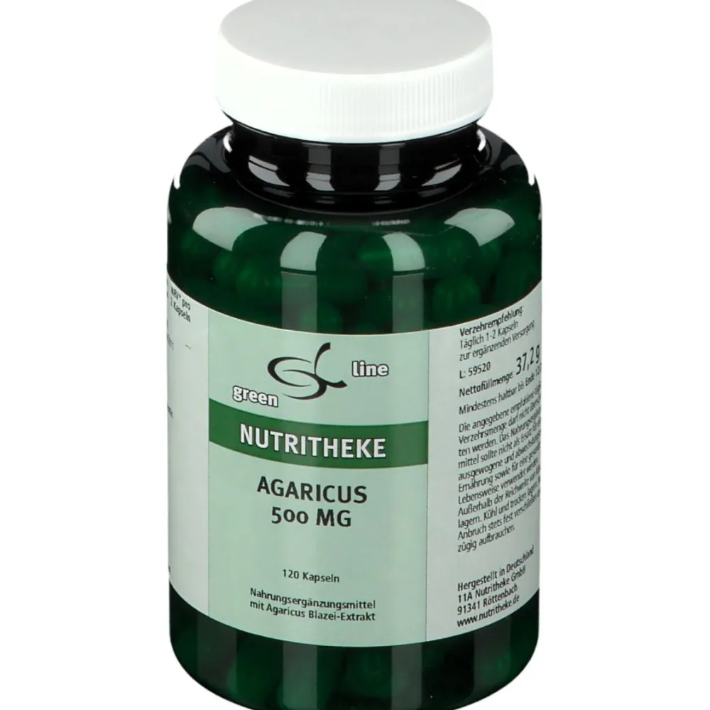NUTRITHEKE AGARICUS 500 mg|green line Clearance
