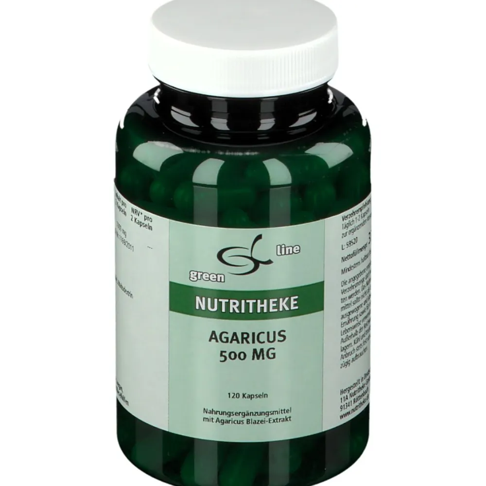 NUTRITHEKE AGARICUS 500 mg|green line Clearance
