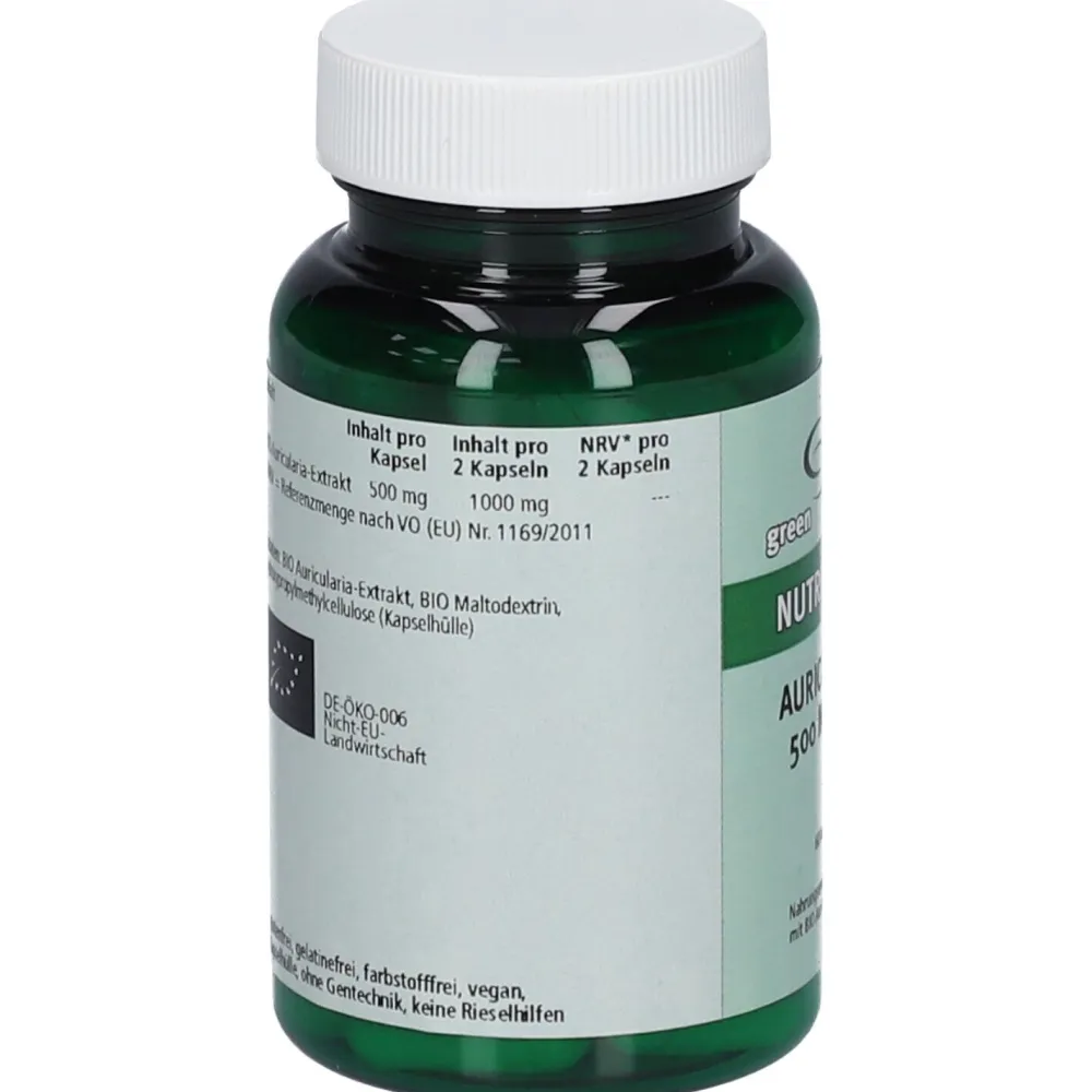 NUTRITHEKE AURICULARIA 500 mg BIO>green line Clearance