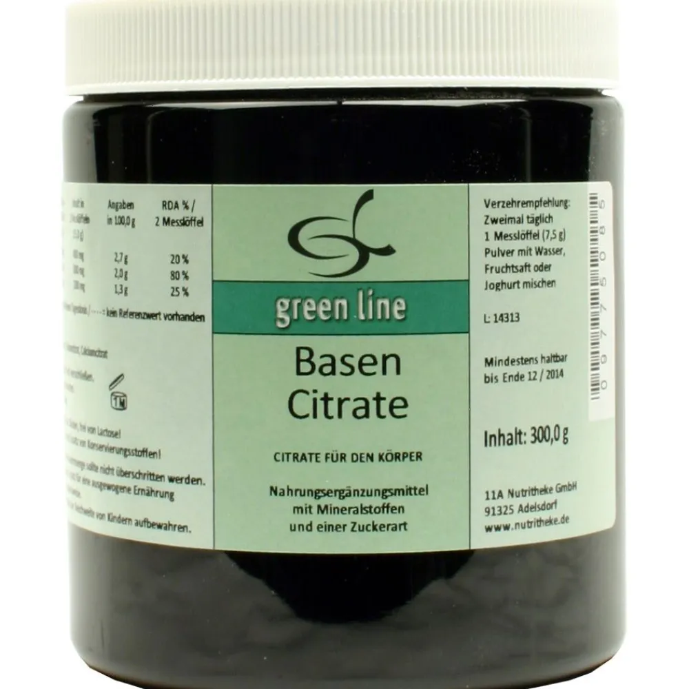 NUTRITHEKE Basencitrate>green line Clearance