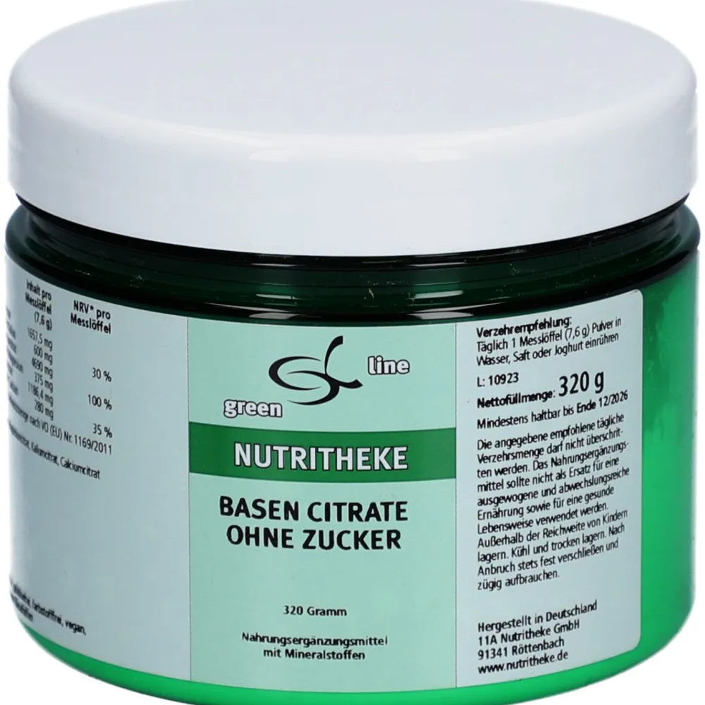 green line NUTRITHEKE Basencitrate Ohne Zucker> Outlet