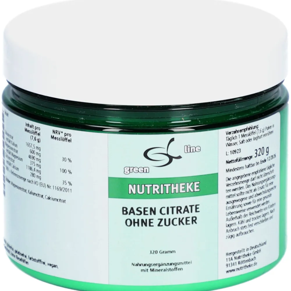green line NUTRITHEKE Basencitrate Ohne Zucker> Outlet