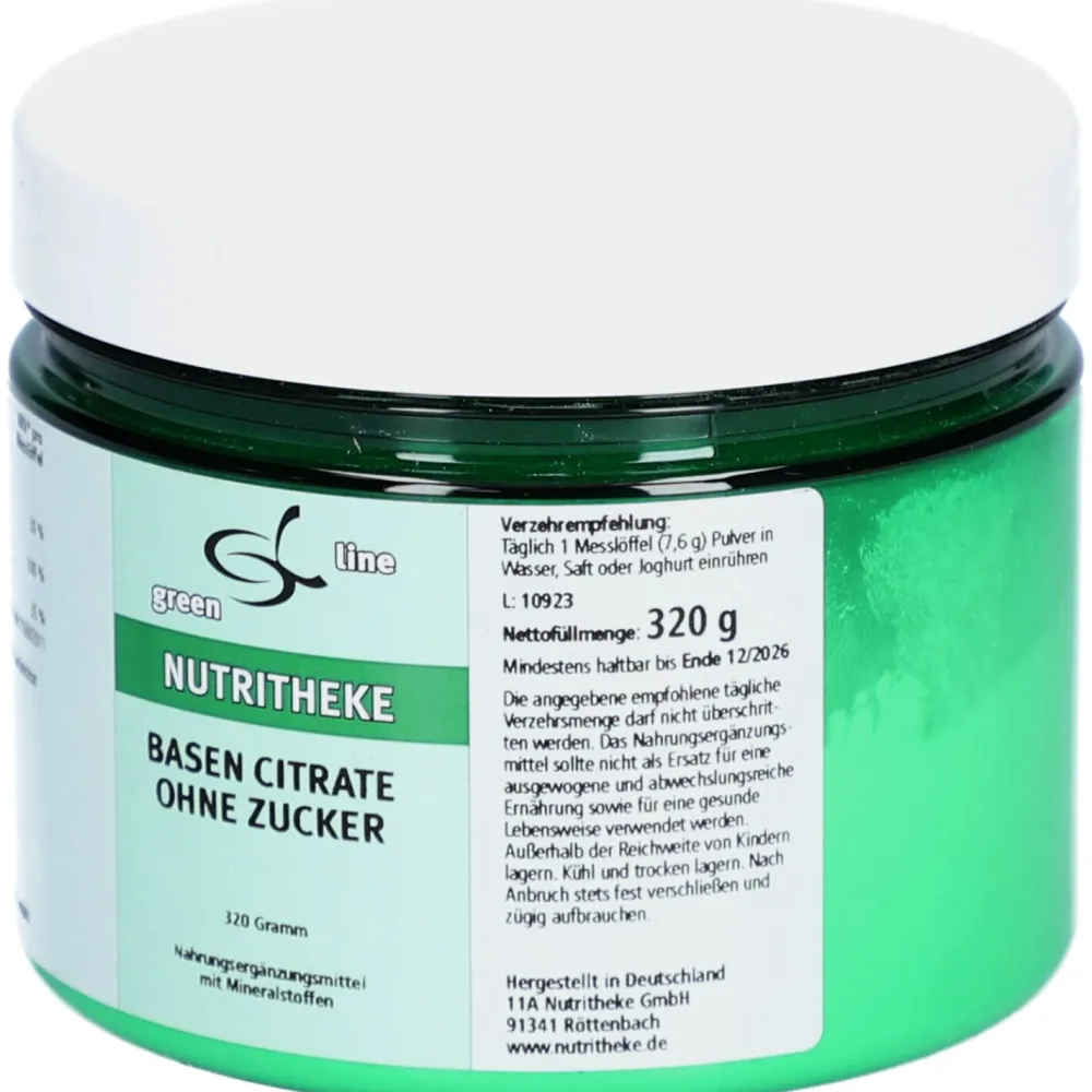 green line NUTRITHEKE Basencitrate Ohne Zucker> Outlet