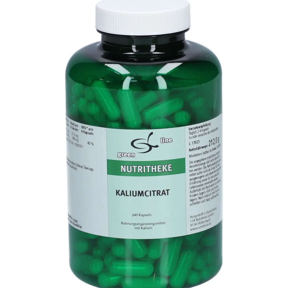 green line NUTRITHEKE Kalium Citrat> Hot
