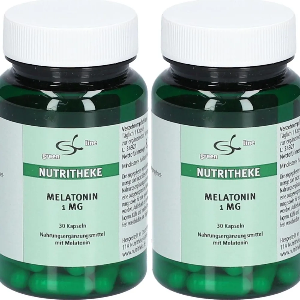 green line NUTRITHEKE MELATONIN 1 mg| Best