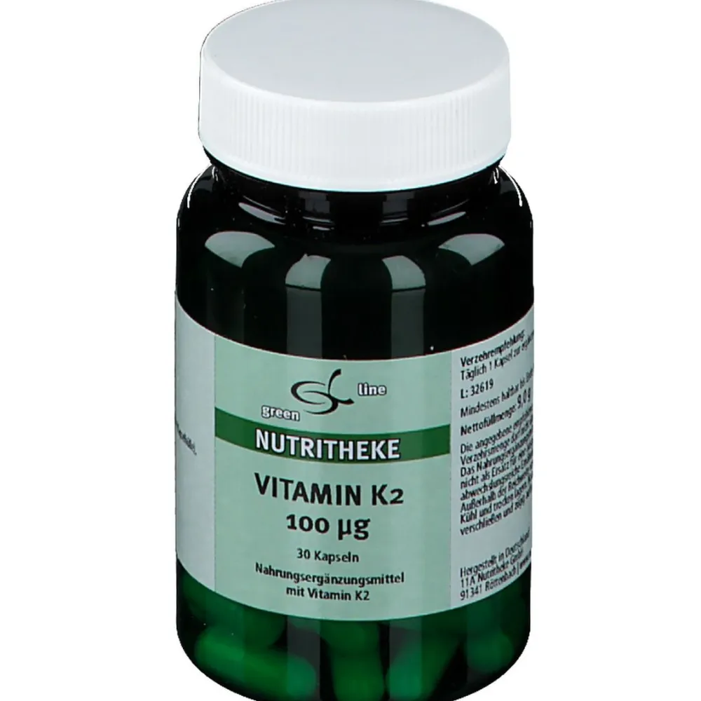 green line NUTRITHEKE Vitamin K2 100 µg| Clearance