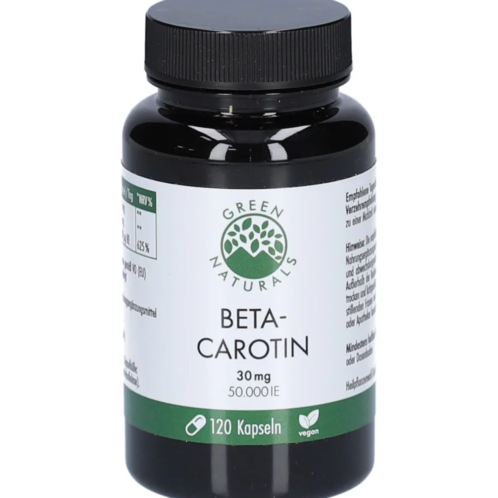 GREEN NATURALS Beta-Carotin 30 mg, 50.000 IE> Clearance