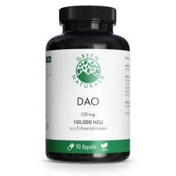 GREEN NATURALS DAO 100 mg vegan zum Histaminabbau| Online