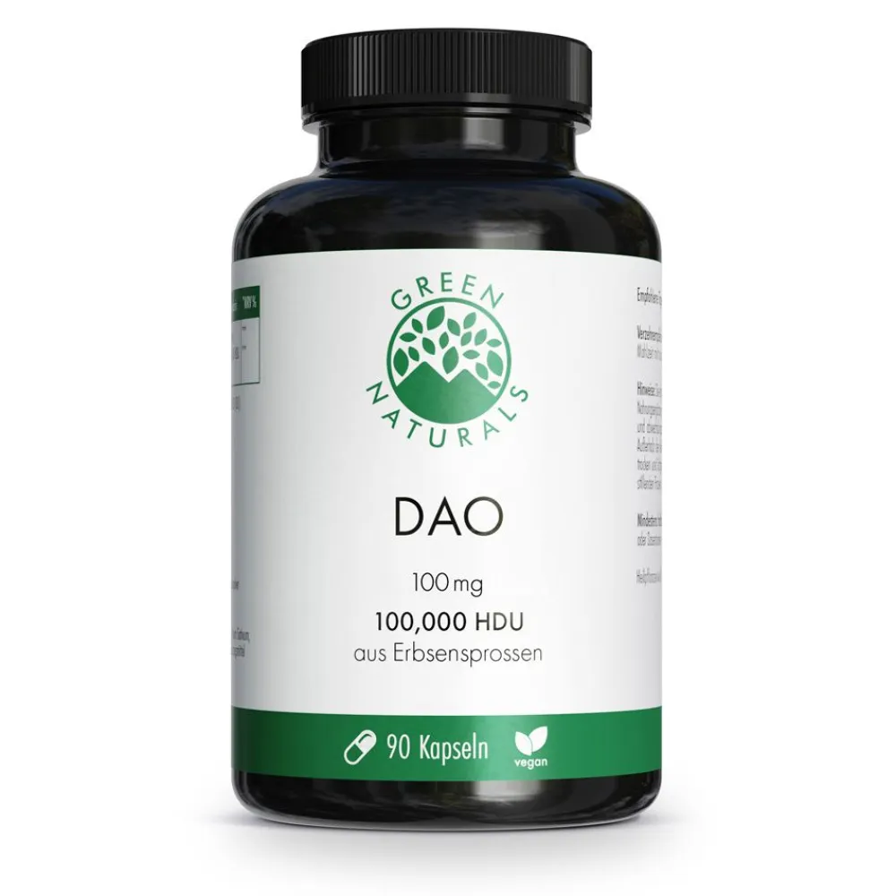 GREEN NATURALS DAO 100 mg vegan zum Histaminabbau| Online