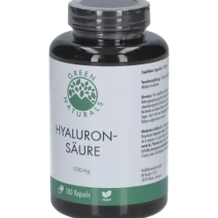 GREEN NATURALS Hyaluronsäure 930 mg vegan| Hot
