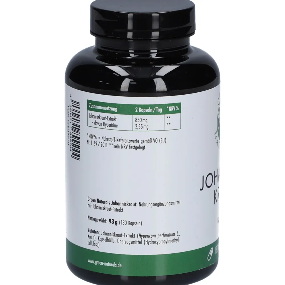Green Naturals Johanniskraut Kapseln> Discount