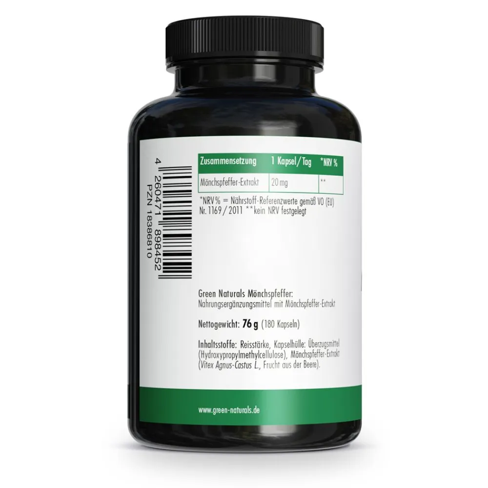 Mönchspfeffer 20 mg hochdosiert>GREEN NATURALS Discount