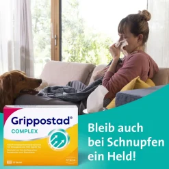 ® Complex ASS/Pseudoephedrin bei Schnupfen und erkältungsbedeingten Schmerzen und Fieber|Grippostad New