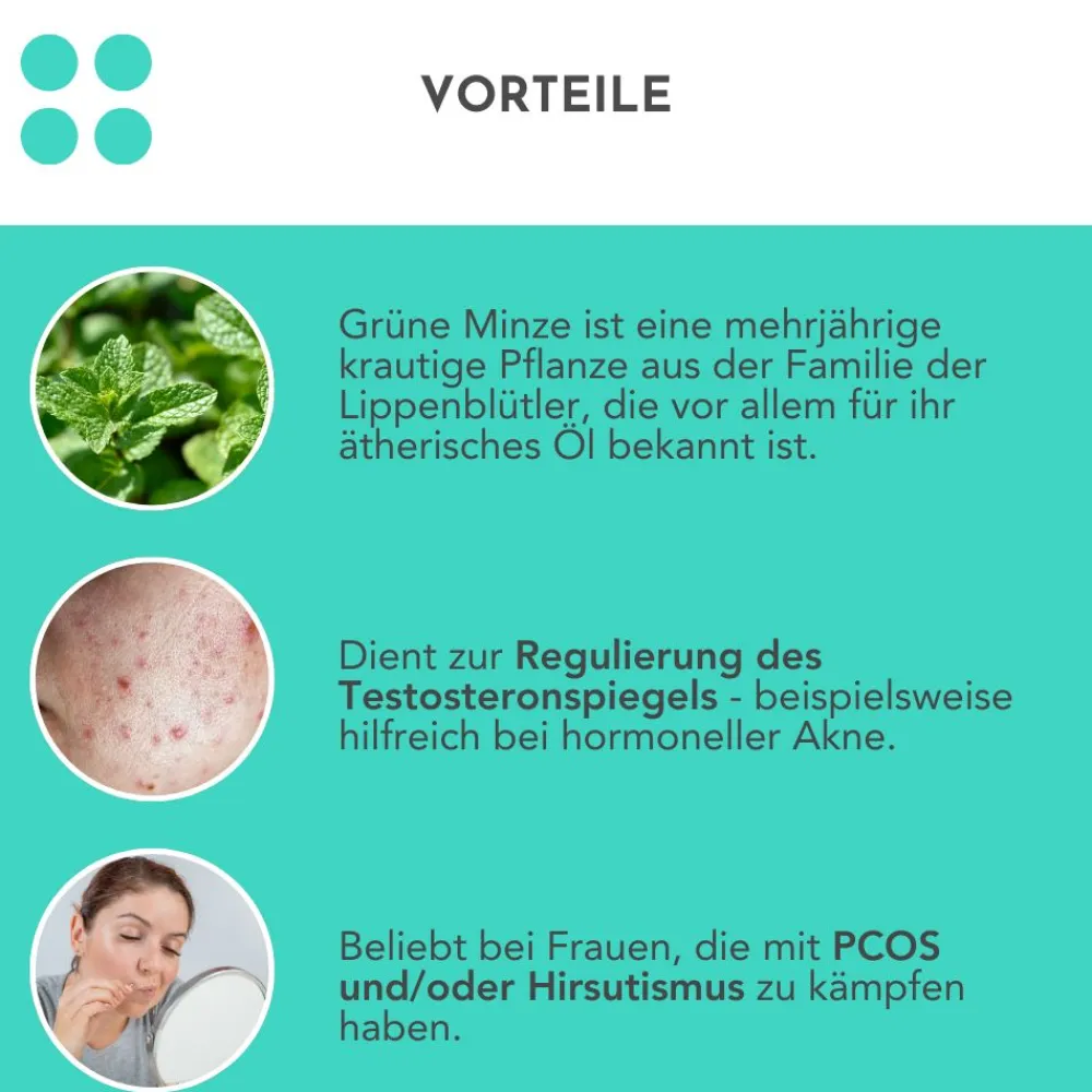 Grüne Minze Kapseln - Spearmint> New