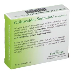 Grünwalder Sennalax Filmtabletten| Outlet