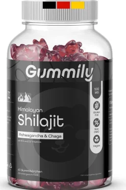 Gummily® Himalayan Shilajit Gummies - LABORGEPRÜFT - Ashwagandha & Chaga Extrakt> Clearance