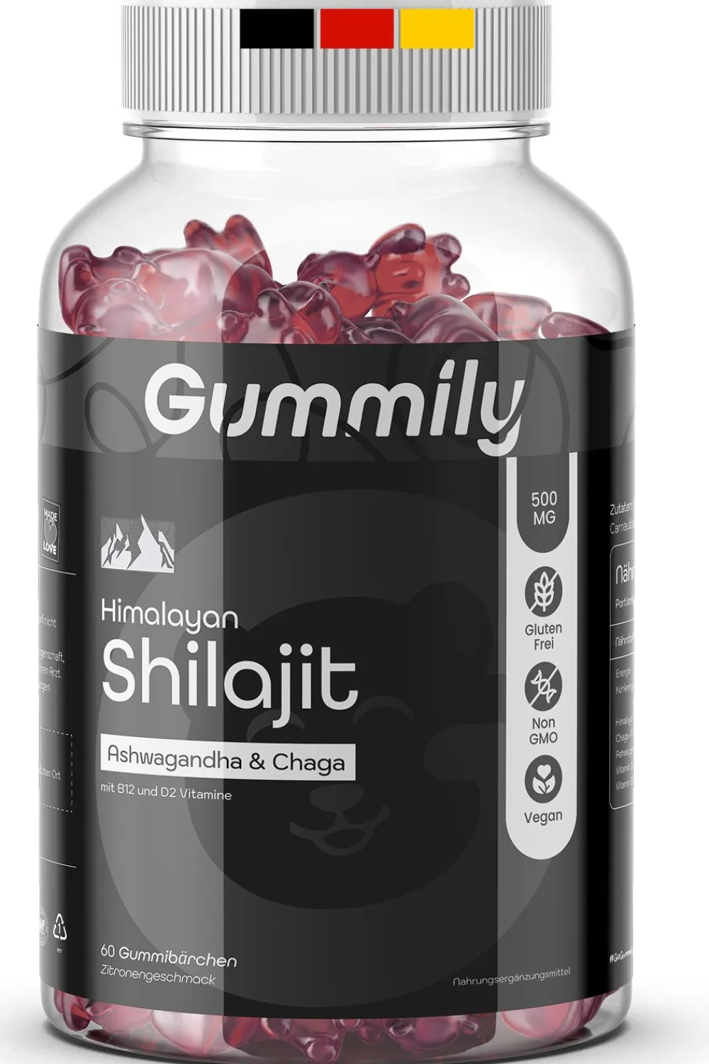 Gummily® Himalayan Shilajit Gummies - LABORGEPRÜFT - Ashwagandha & Chaga Extrakt> Clearance
