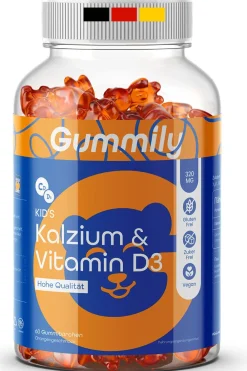 Gummily® Kinder Vitamin D3 Gummibärchen mit Kalzium - LABORGEPRÜFT> Online