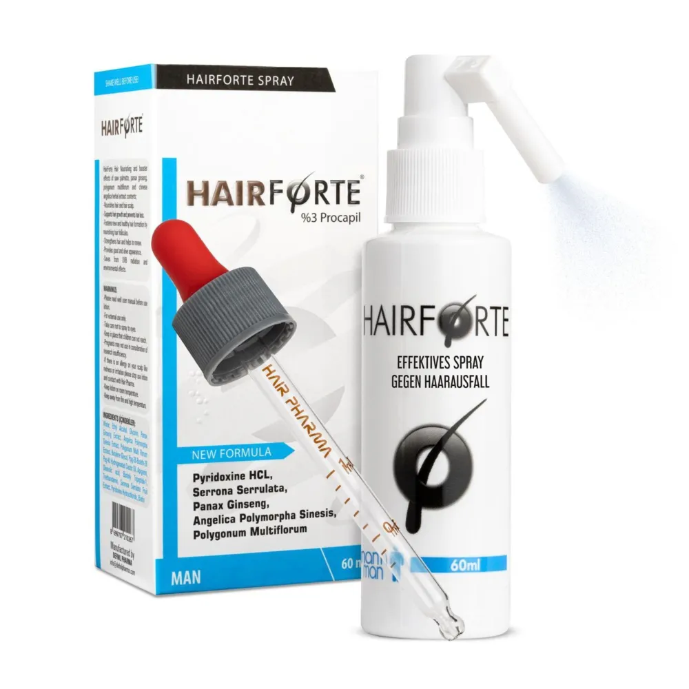 Hairforte Spray 3% Procapil gegen Haarverlust DHT Blocker| Discount
