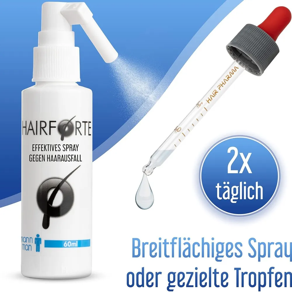 Hairforte Spray 3% Procapil gegen Haarverlust DHT Blocker| Discount