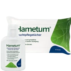 Hametum®-Feuchtpflegetücher + Hametum® Medizinischer Reinigungsschaum für den Popo| Best