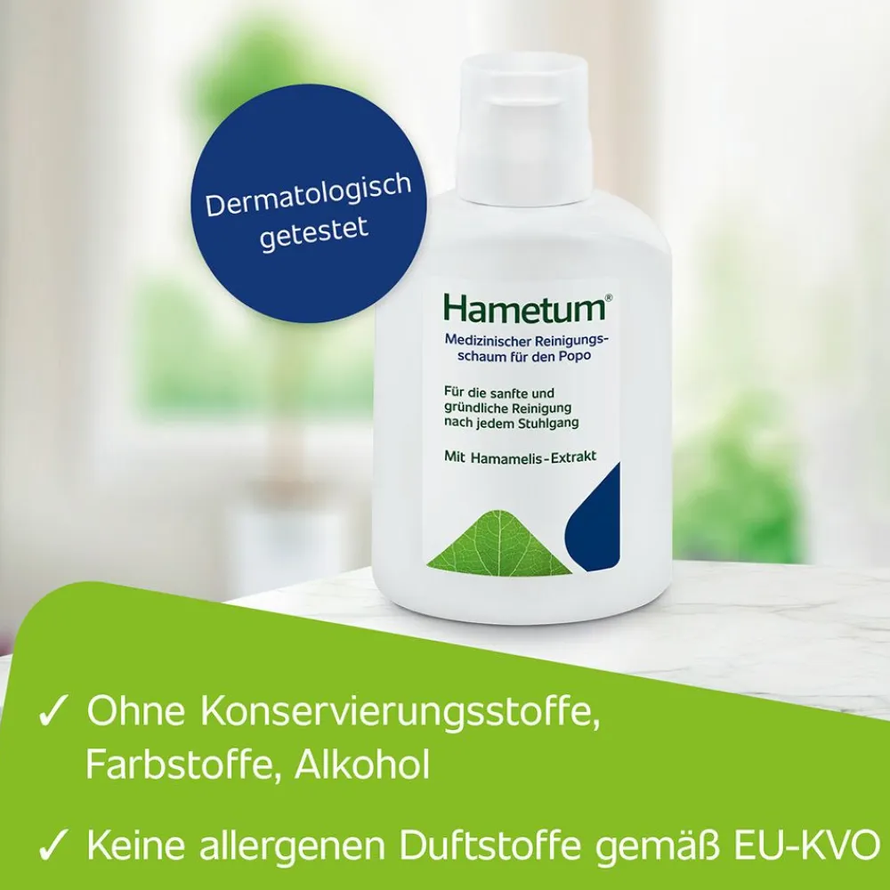 ® Medizinischer Reinigungsschaum für den Popo|Hametum