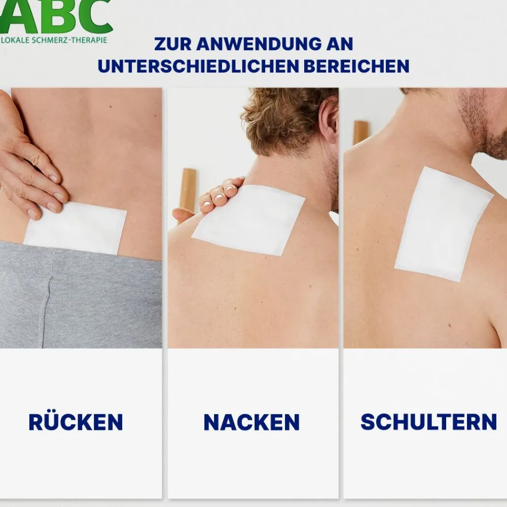 ABC® Wärme-Pflaster mit Sensitiv-Vlies 14 x 10 cm, 2 Pads>Hansaplast New