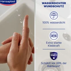 Aqua Protect Pflaster | Wasserdichte Pflaster | Flexible Duschpflaster | 20 stk. - Jetzt 20% mit dem Code hp20 sparen|Hansaplast Discount