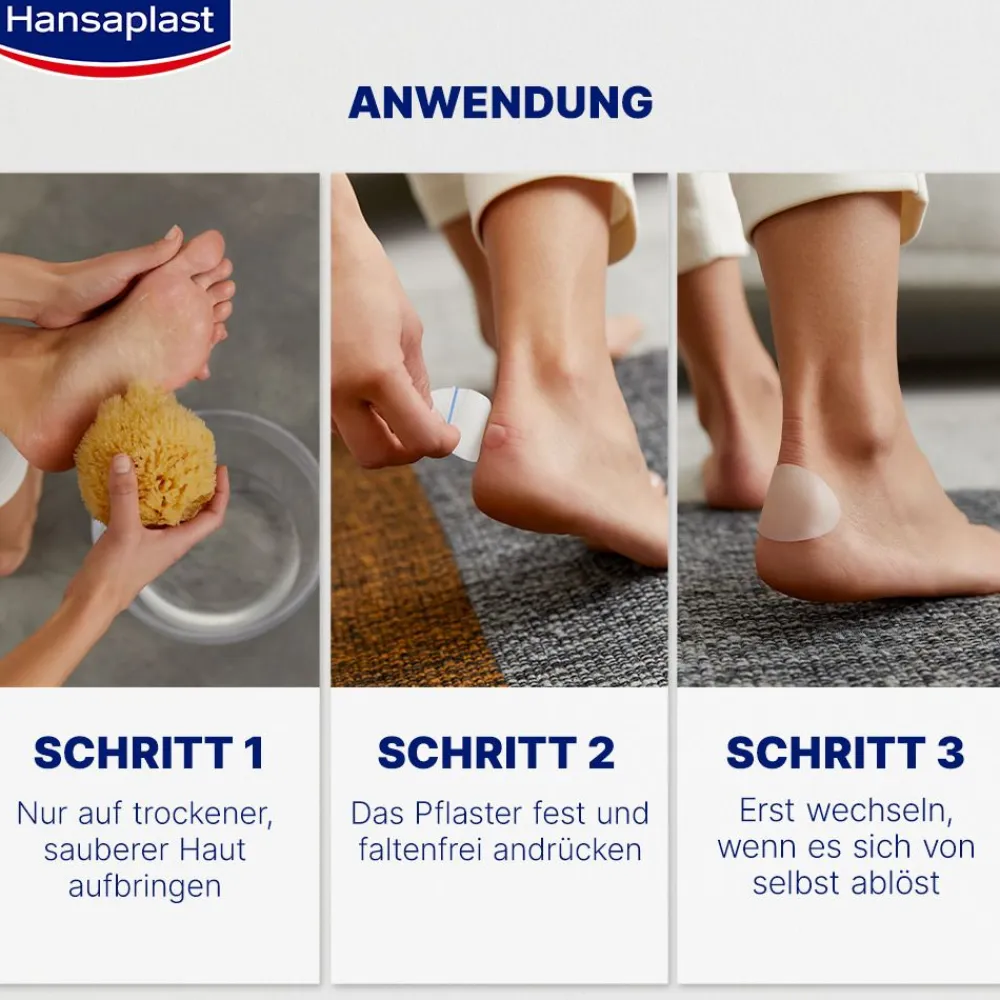 Blasen-Pflaster groß - Jetzt 20% mit dem Code hp20 sparen>Hansaplast Hot
