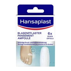 Blasenpflaster Klein | Wirksame Behandlung von Blasen | Blasenschutz | Sofortige Schmerzlinderung | Druckentlastung | Extra starke Haftung | 6 Stück - Jetzt 20% mit dem Code hp20 sparen>Hansaplast Outlet